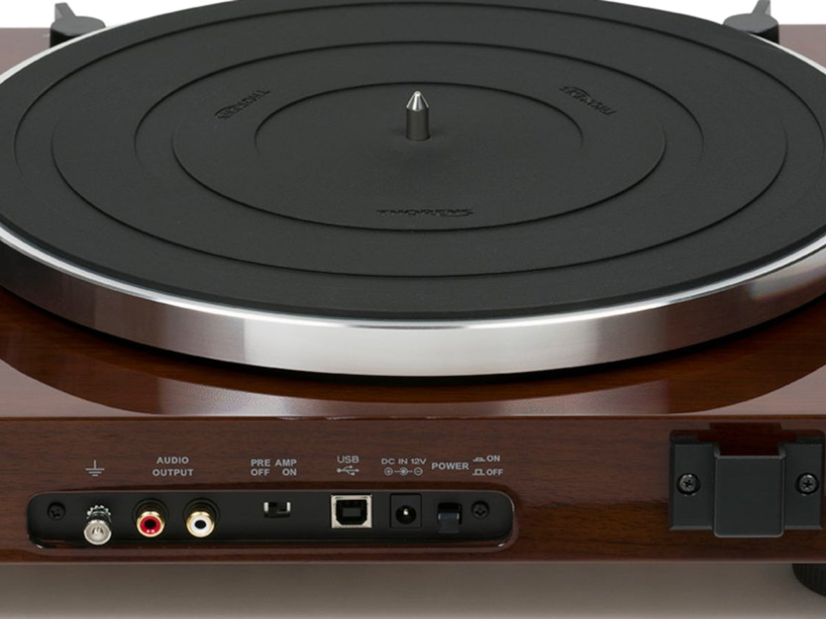 Thorens TD 202 Noyer (détail)