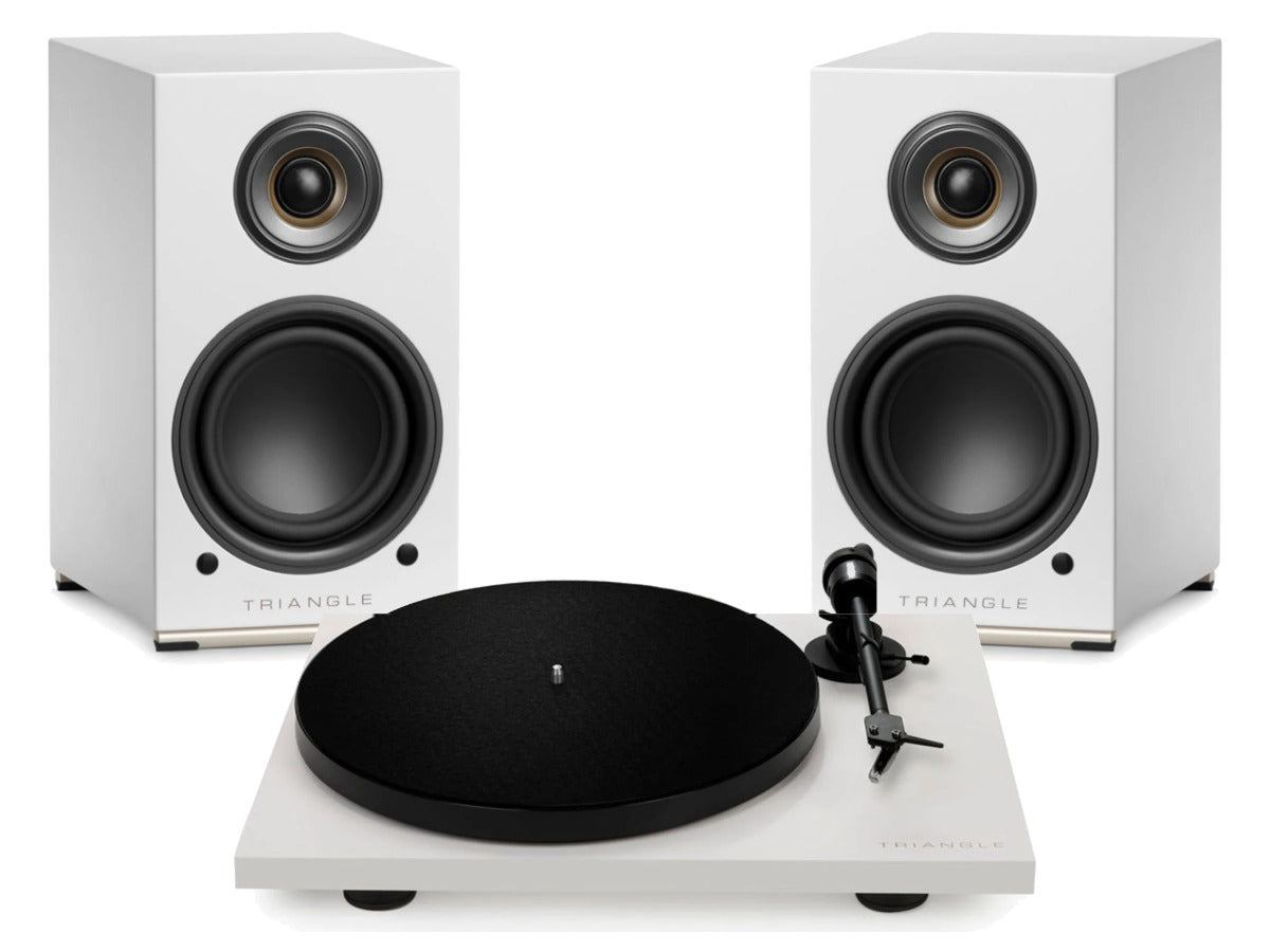 TRIANGLE AIO TWIN White + Platine LUNAR 1 Crème