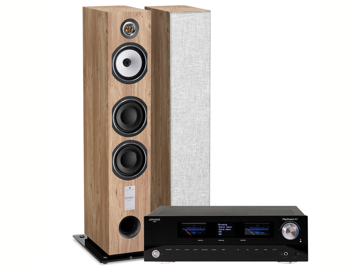 Pack TRIANGLE  Antal EZ Chene Clair - ADVANCE PARIS Playstream A7 - TRIANGLE Symphony 2x3m - ADVANCE PARIS WTX500