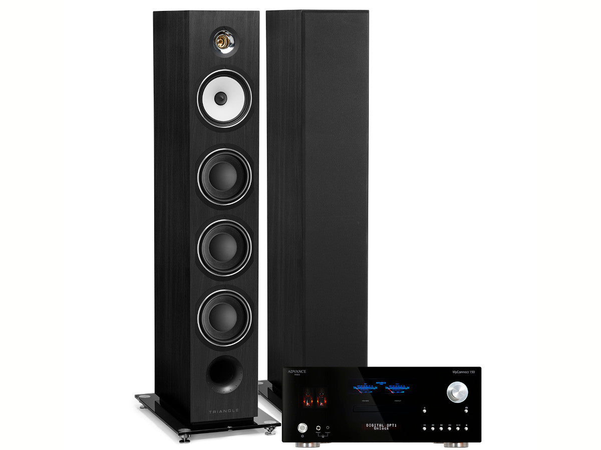 Pack TRIANGLE  Australe EZ Noir - ADVANCE PARIS Myconnect 150 - TRIANGLE Symphony 2x3m - ADVANCE PARIS WTX500