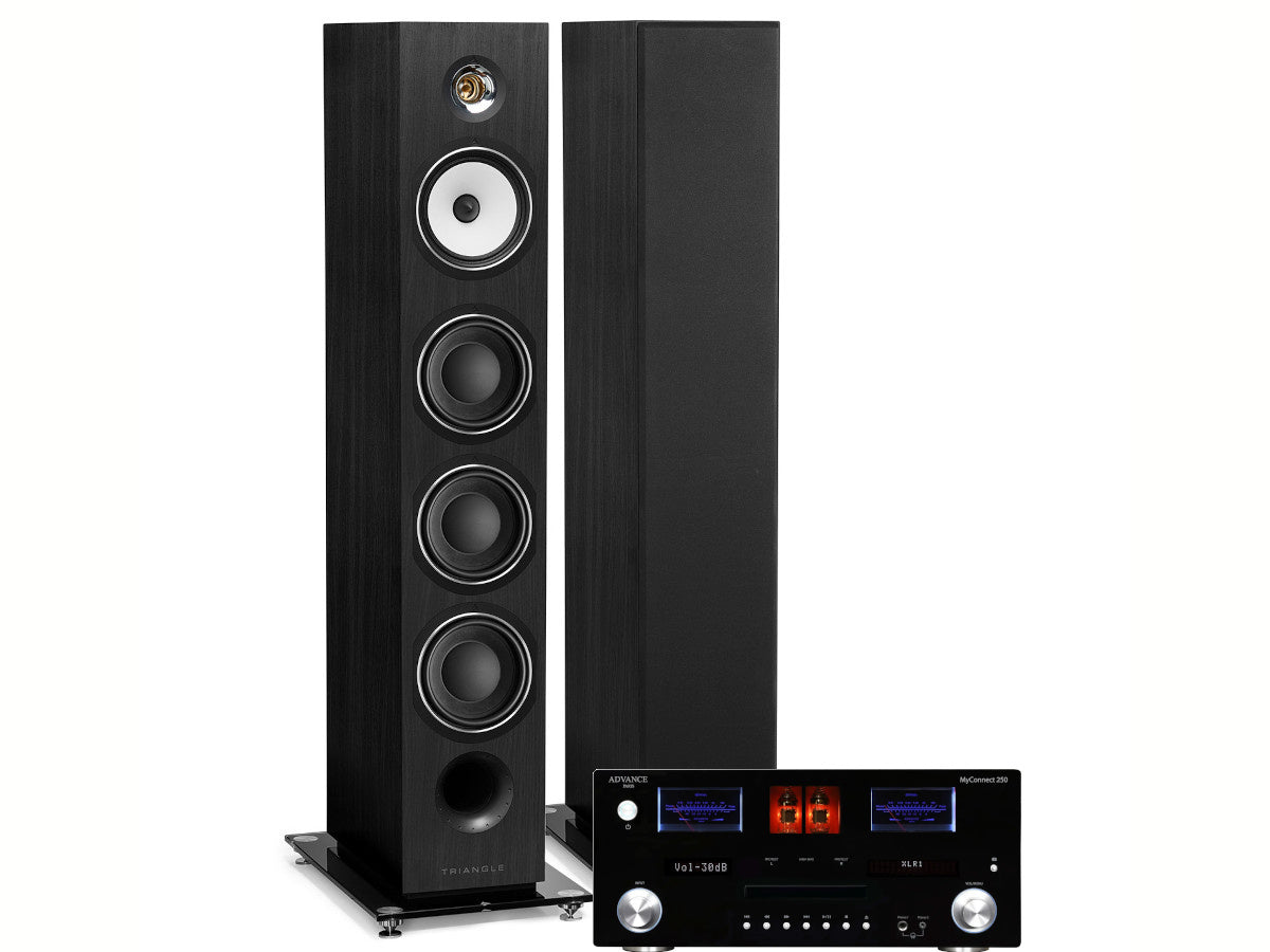 Pack TRIANGLE  Australe EZ Noir - ADVANCE PARIS Myconnect 250 - TRIANGLE Symphony 2x3m - ADVANCE PARIS WTX500