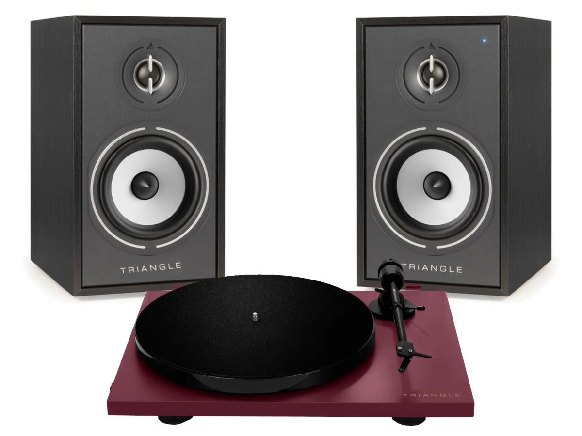 TRIANGLE BOREA BR02 Connect Black + Platine LUNAR 1 Bordeaux