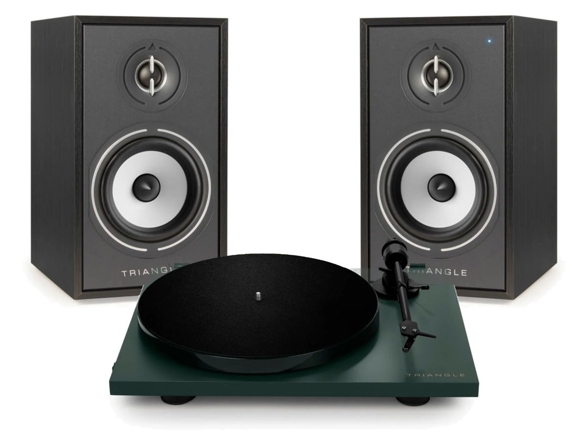 TRIANGLE BOREA BR02 Connect Black + Platine LUNAR 1 Green