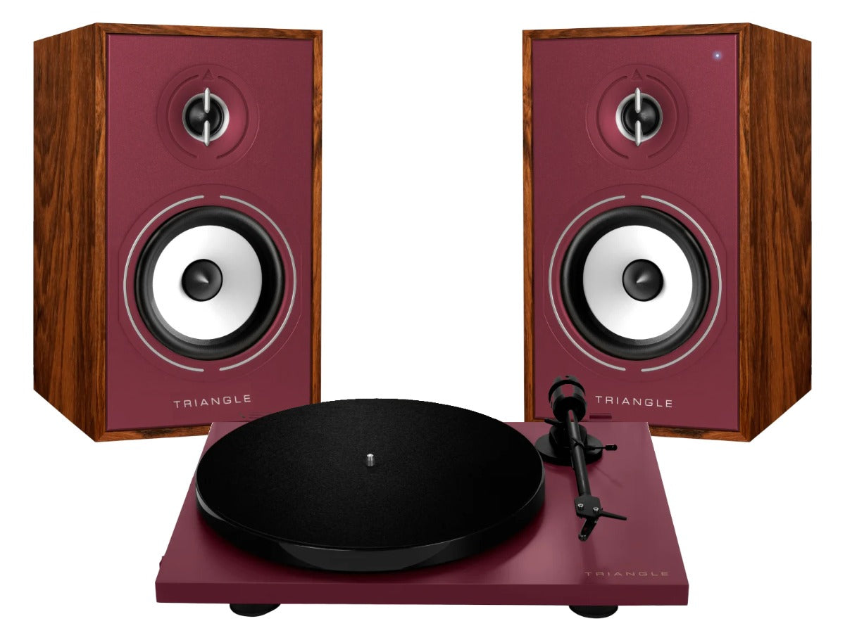 TRIANGLE BOREA BR02 Connect Bordeaux + Platine LUNAR 1 Bordeaux