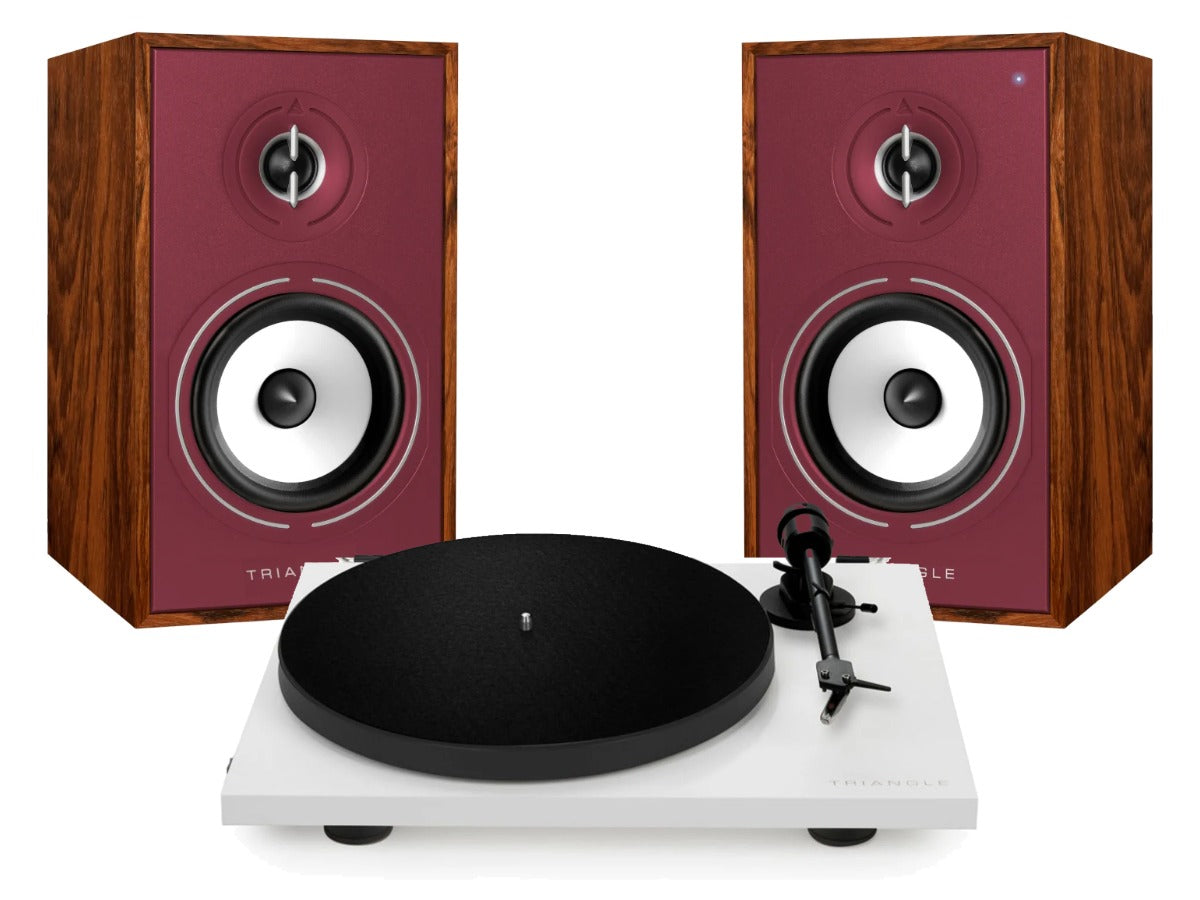 TRIANGLE BOREA BR02 Connect Bordeaux + Platine LUNAR 1 White