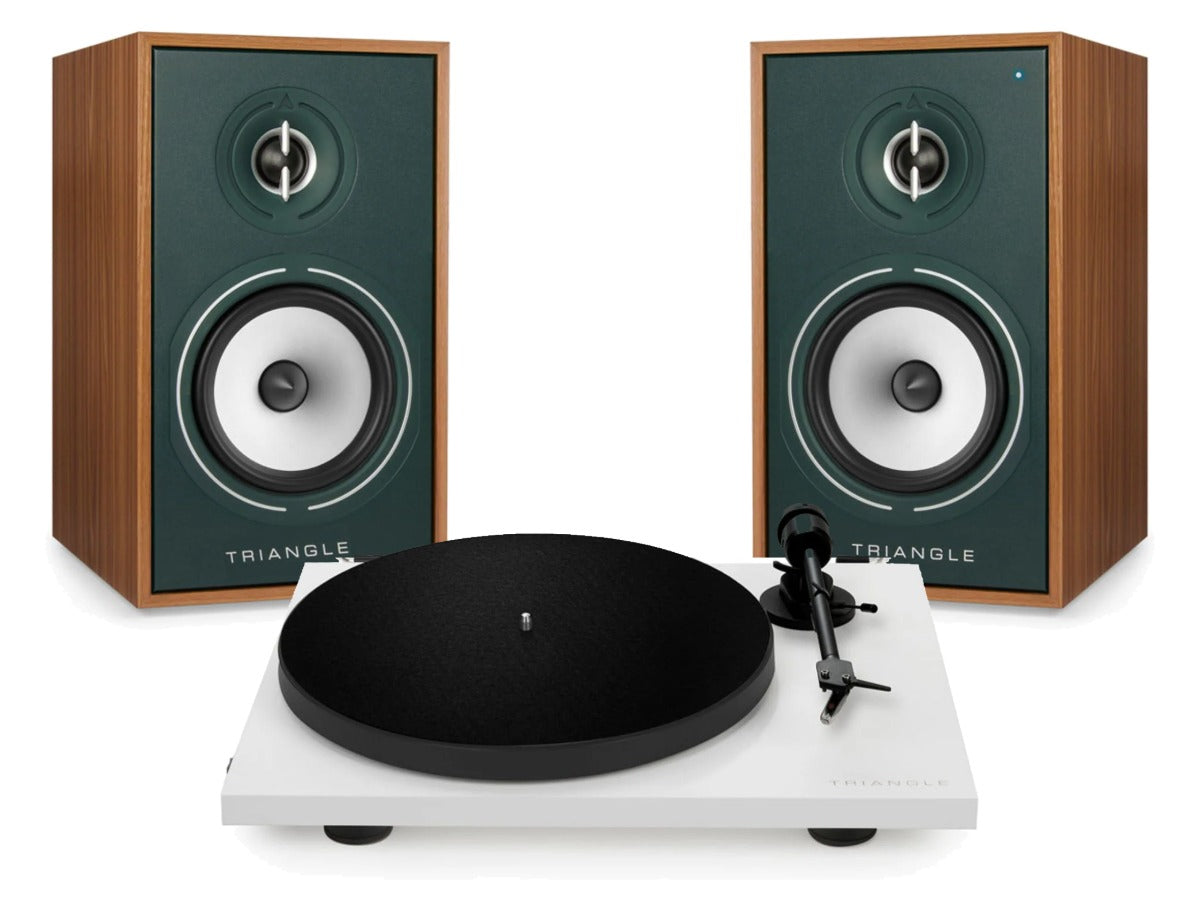 TRIANGLE BOREA BR02 Connect Green + Platine LUNAR 1 White