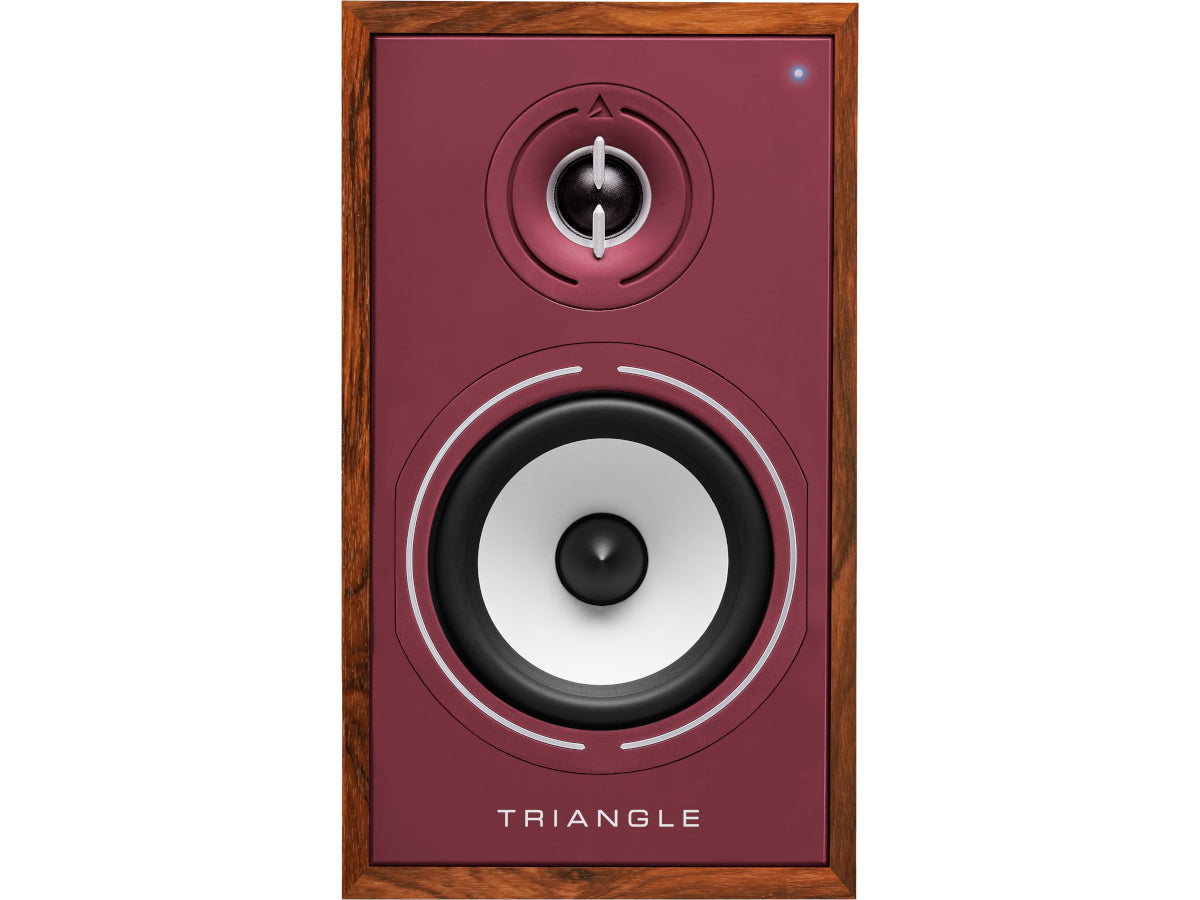 TRIANGLE BOREA BR02 Connect Bordeaux face avant sans cache #TRIANGLE BOREA BR02 Connect (la paire) (Couleur)_Bordeaux