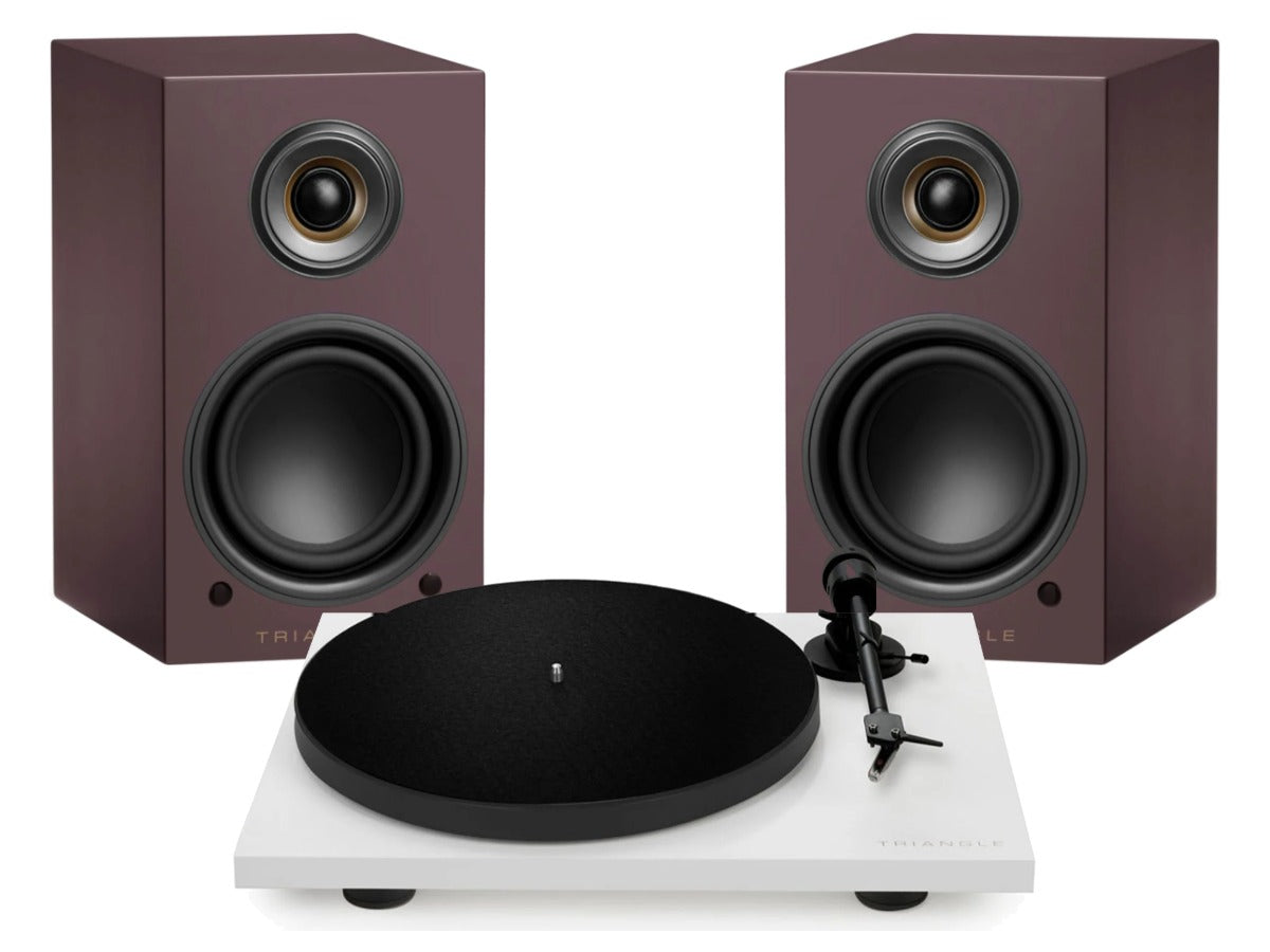 TRIANGLE ELARA LN01A Aubergine + Platine LUNAR 1 White