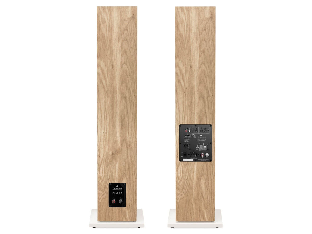 TRIANGLE ELARA LN05A Chêne Clair connectique #TRIANGLE ELARA LN05A (la paire) (Couleur)_Chêne Clair