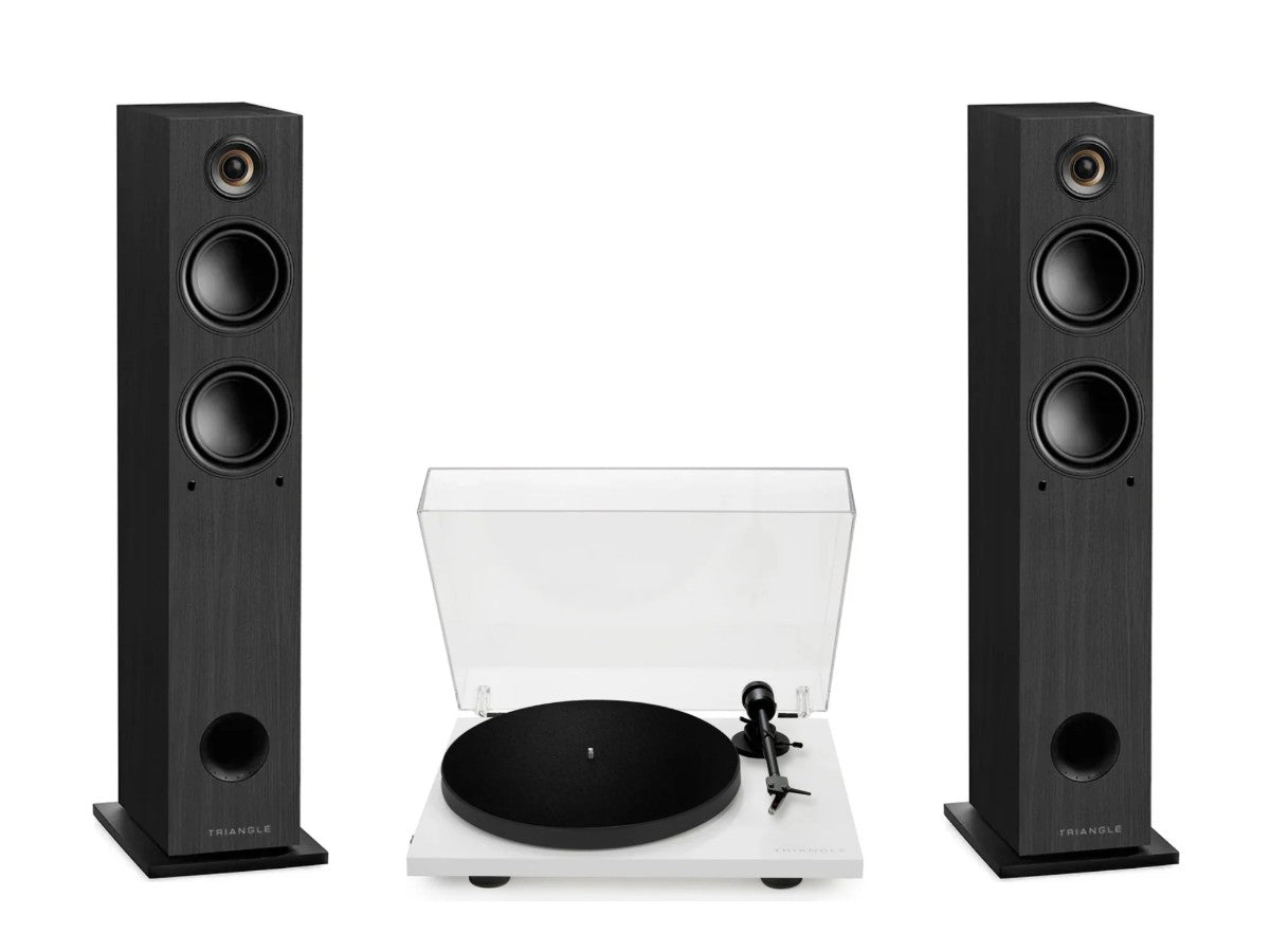 TRIANGLE LN05A Noir + Platine LUNAR 1 White
