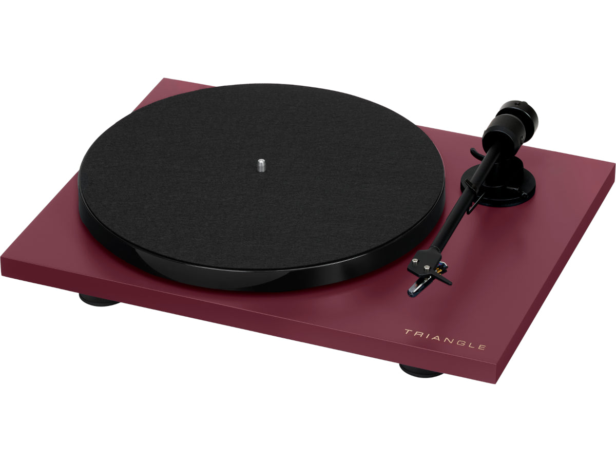 TRIANGLE Platine Vinyle Lunar 1 Bordeaux face avant