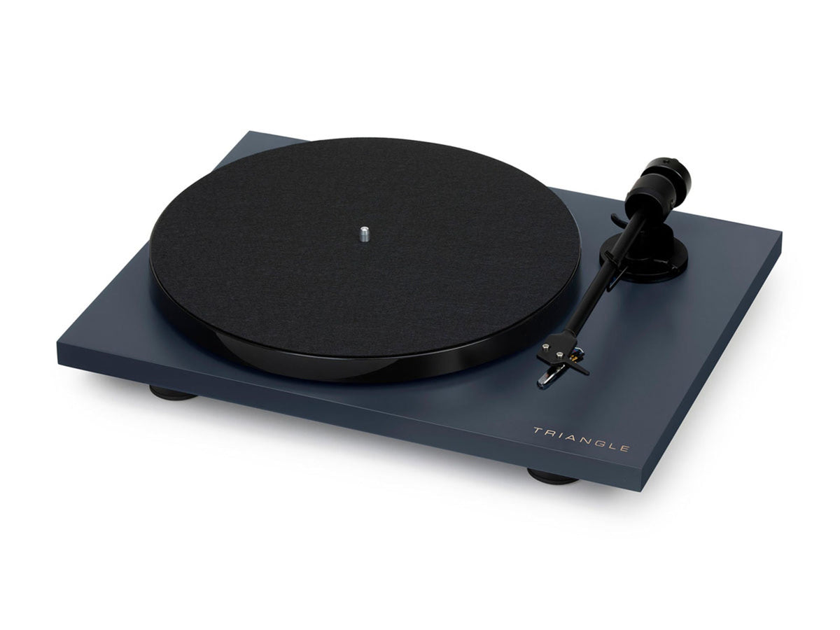 TRIANGLE Platine Vinyle Lunar 1 Bleu face avant #TRIANGLE Platine Vinyle Lunar 1 (Couleur)_Bleu