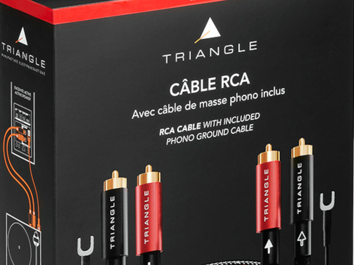 TRIANGLE RED RCA Stéréo 5