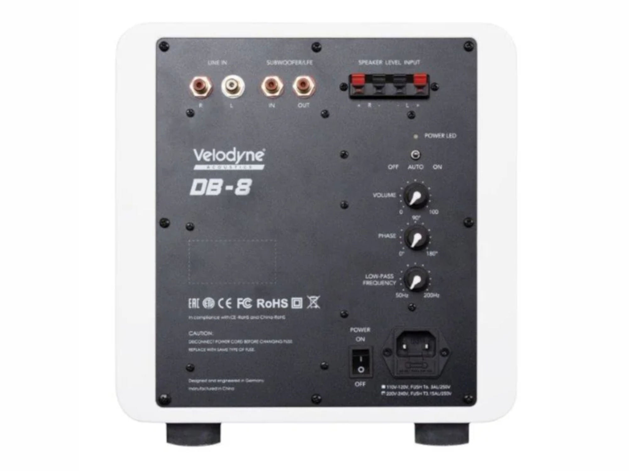 VELODYNE Deep Blue 8 White connectique