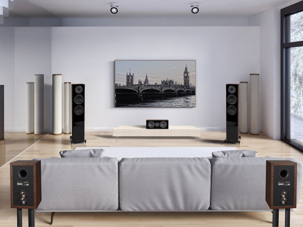 WHARFEDALE Diamond 12.3 (la paire) Noyer