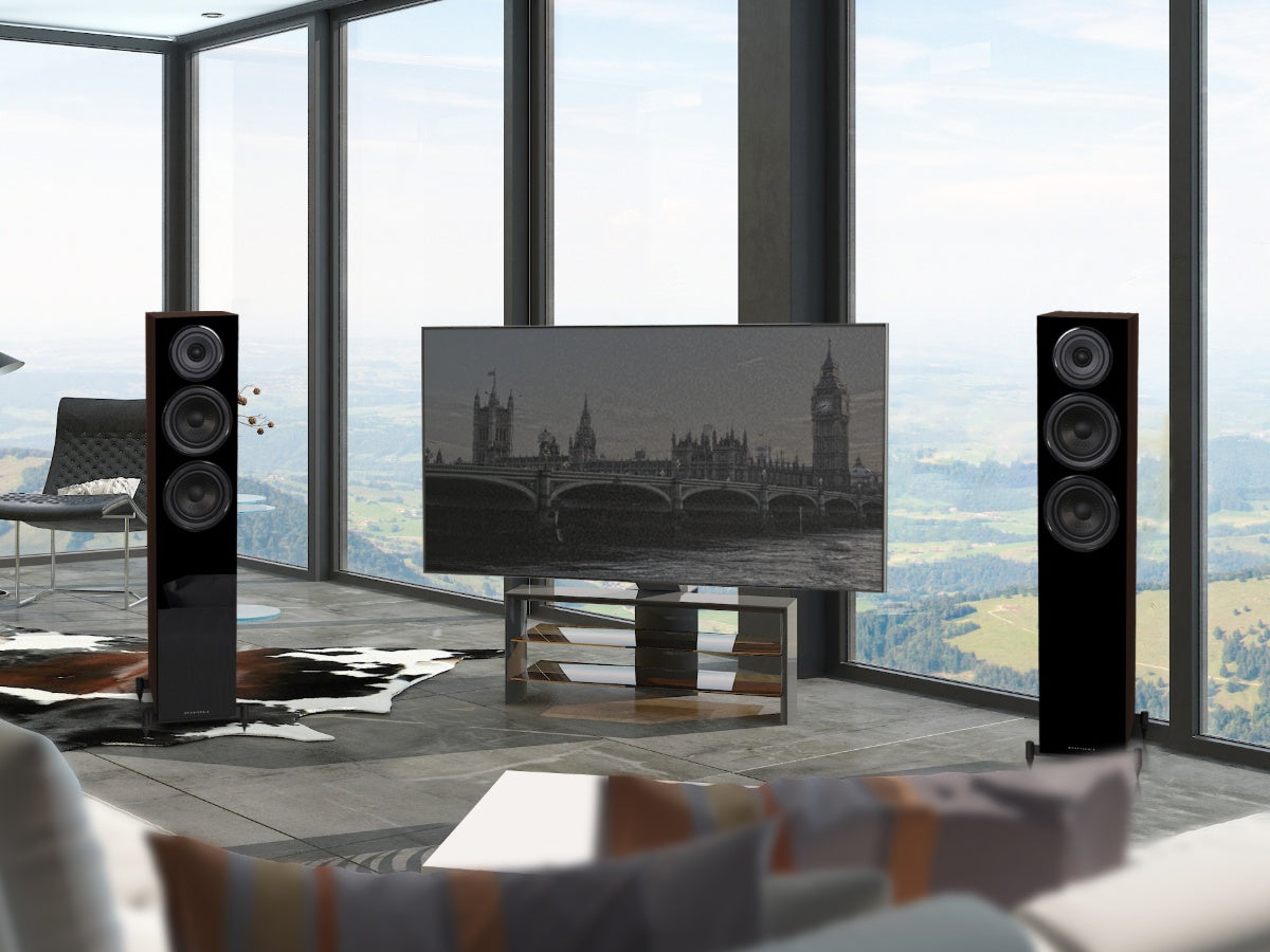 WHARFEDALE Diamond 12.4 (la paire) Chêne Noir