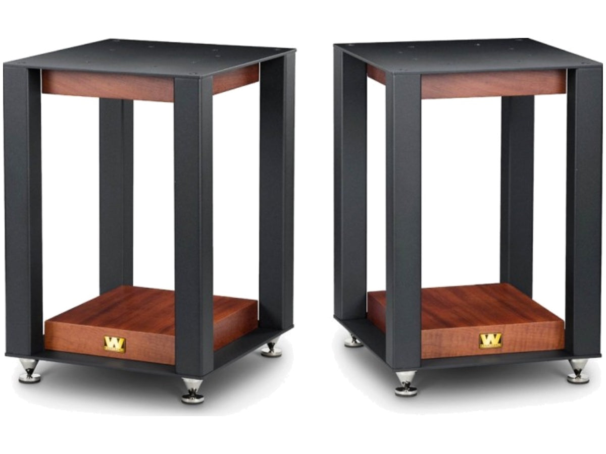 WHARFEDALE LINTON & SUPER LINTON Stand (la paire) Mahogany