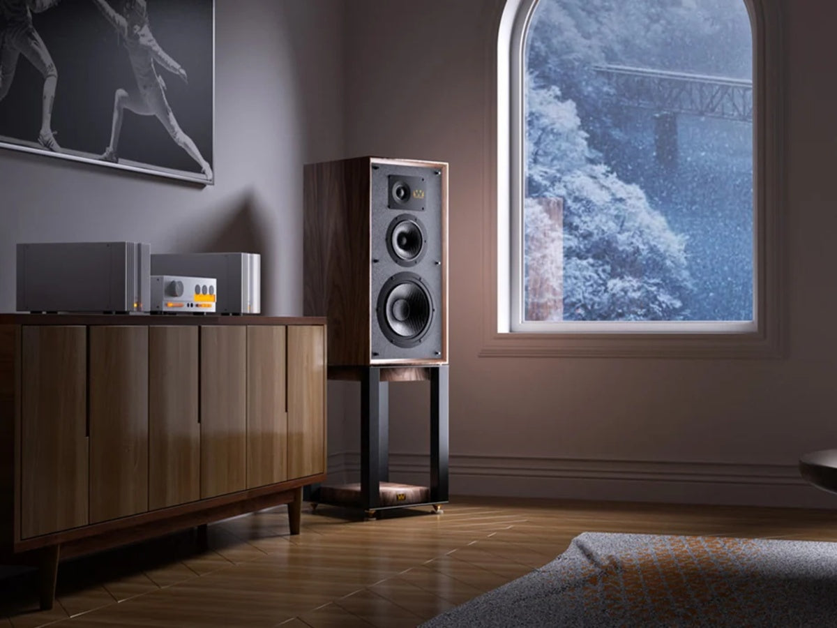 WHARFEDALE LINTON & SUPER LINTON Stand (la paire) Noyer