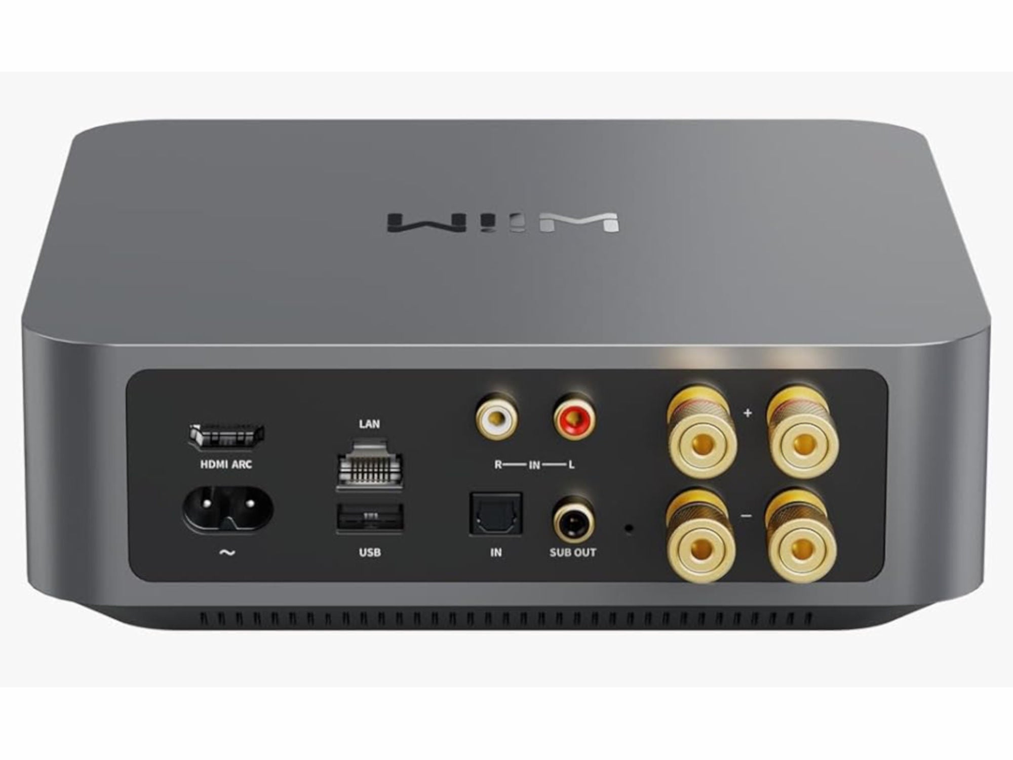 WIIM Amp space grey connectique