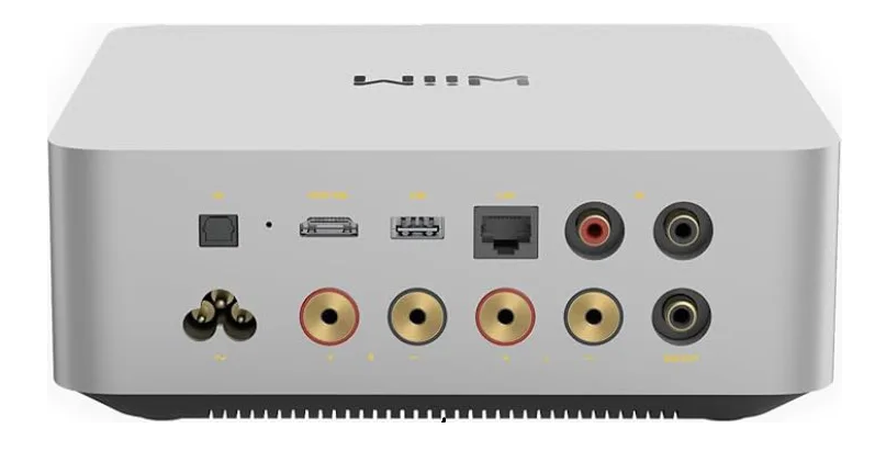 WIIM Amp Ultra silver connectique