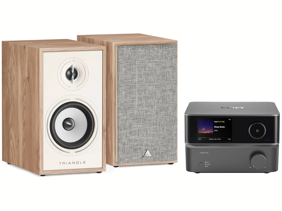 WIIM ULTRA + VIBELINK SYSTEM + TRIANGLE BR02 CHENE CLAIR