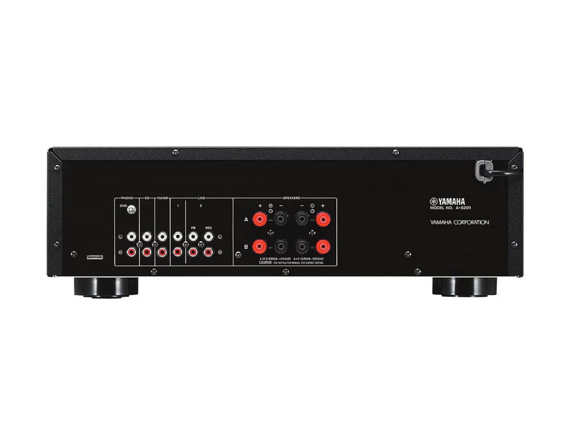 YAMAHA A-S201 Black connectique