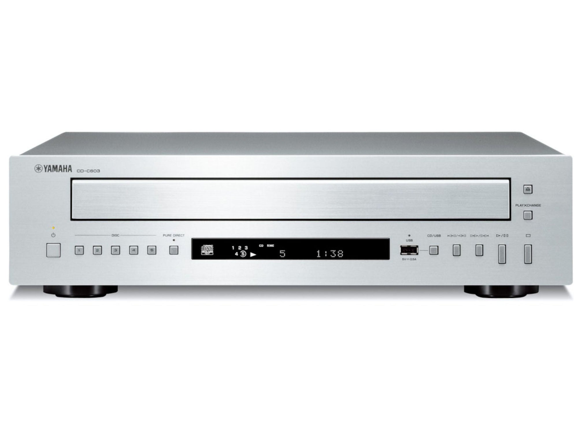 YAMAHA CD-C603 Silver