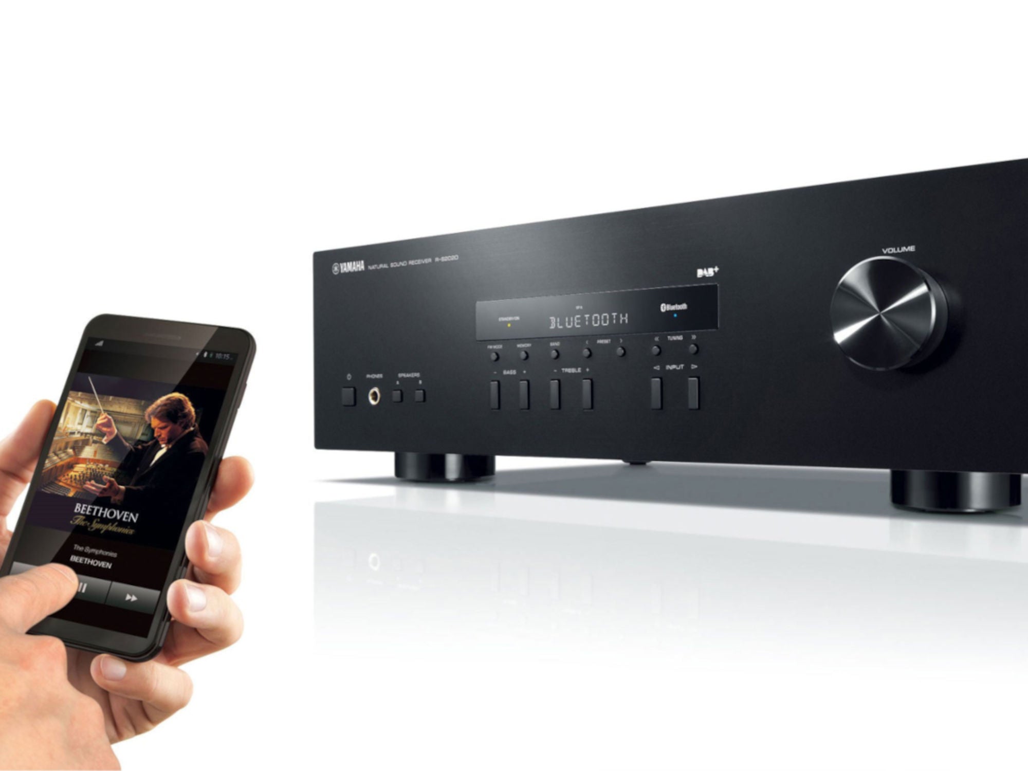 YAMAHA R-S202D Black detail